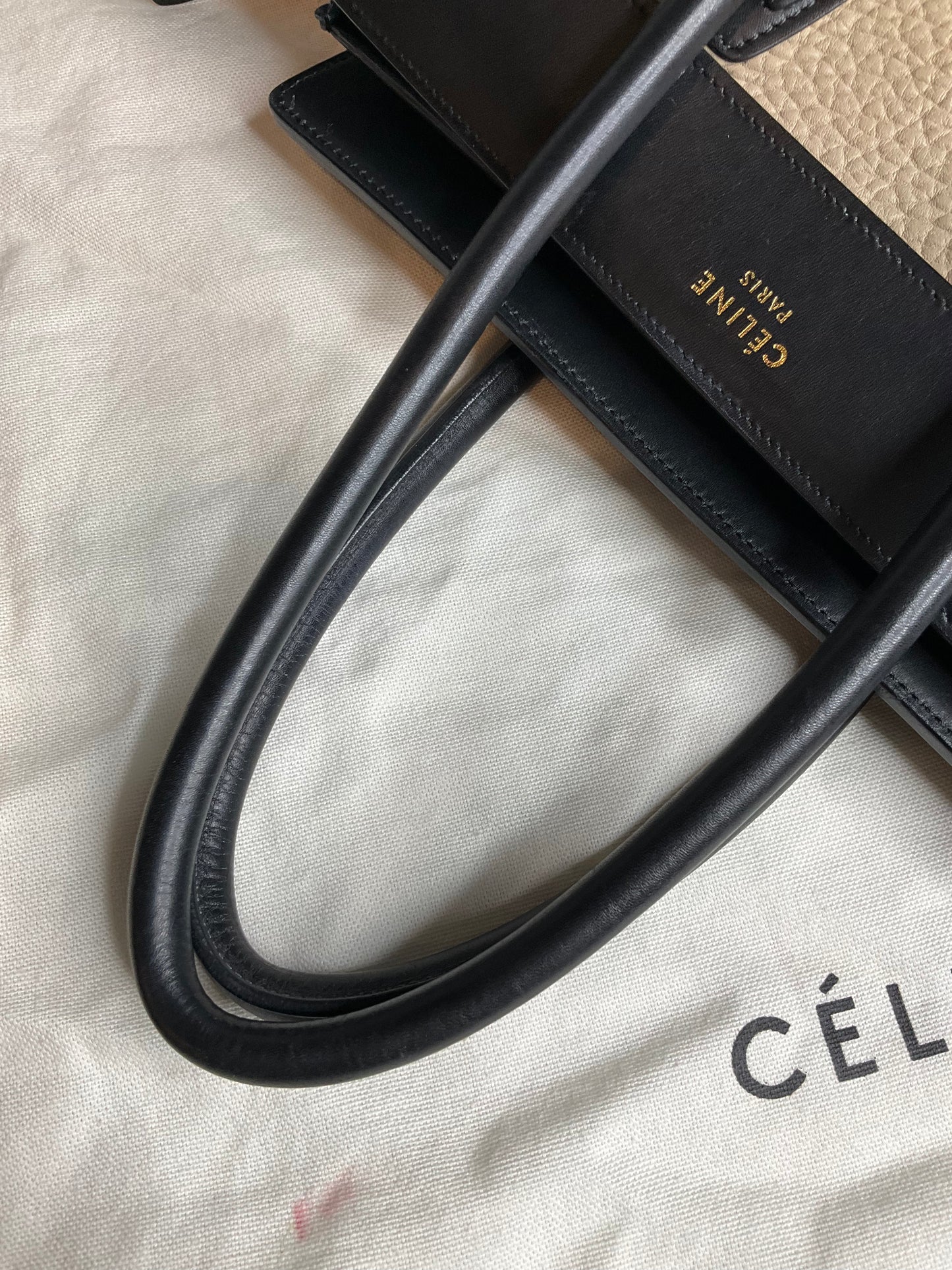 Pre Loved CELINE Luggage Tri color