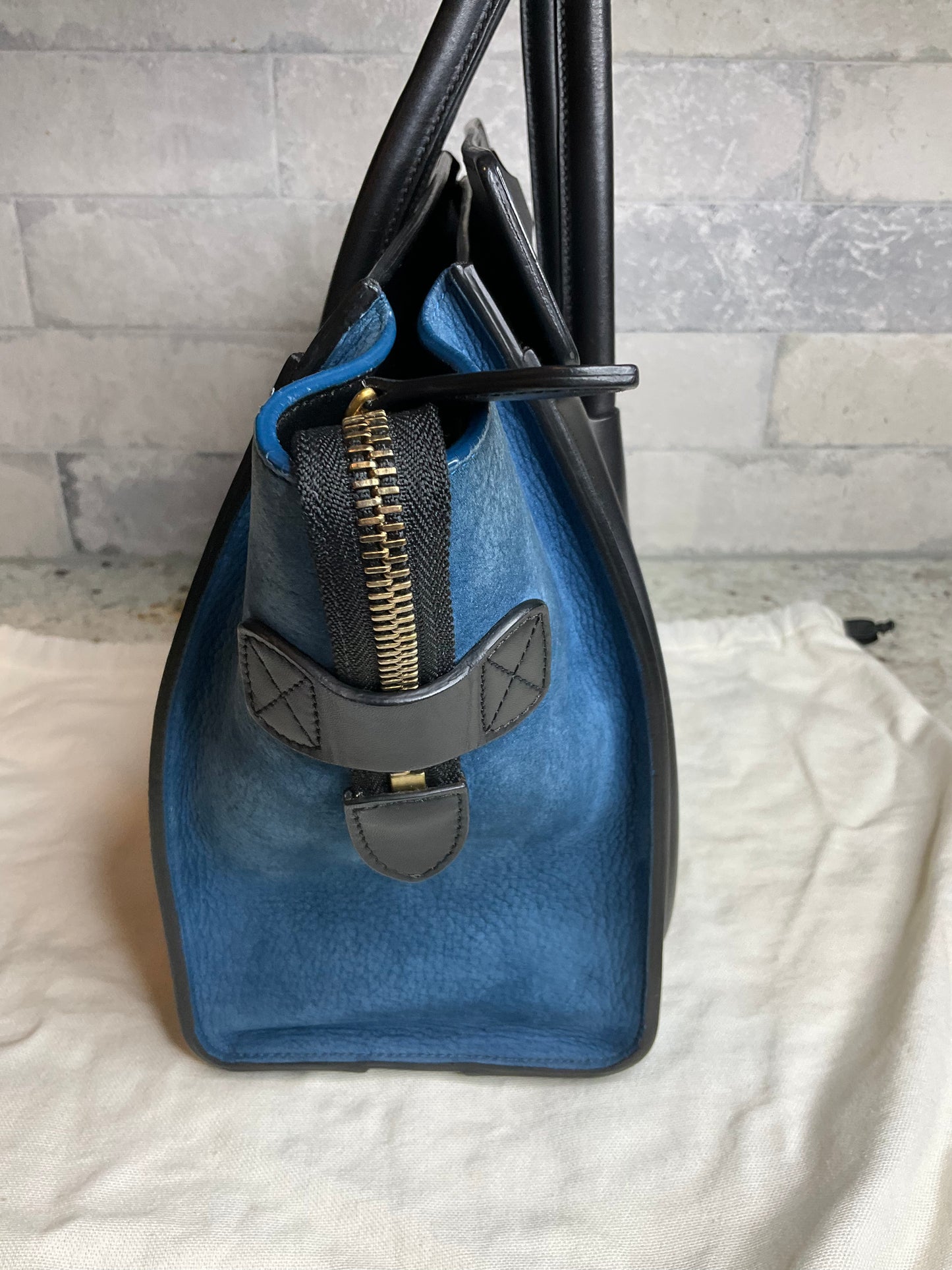 Pre Loved CELINE Luggage Tri color