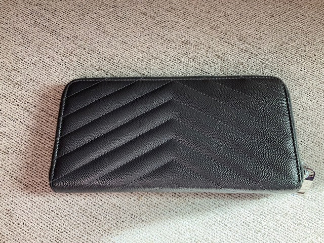 YSL Grey Zippy