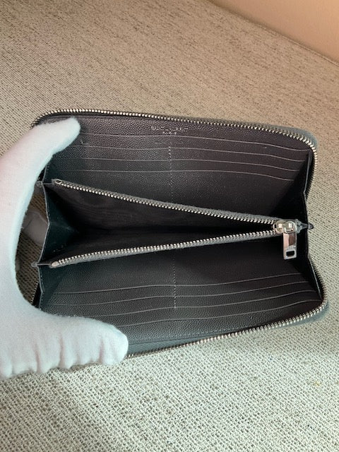 YSL Grey Zippy