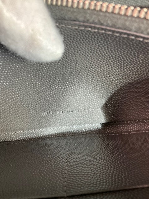 YSL Grey Zippy