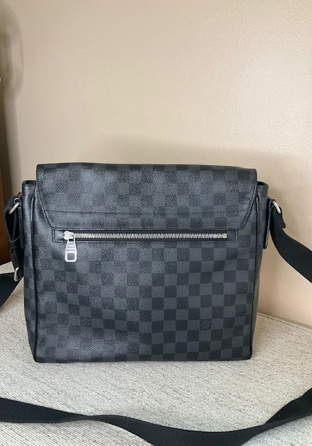 Louis Vuitton Black Damier Graphite MM