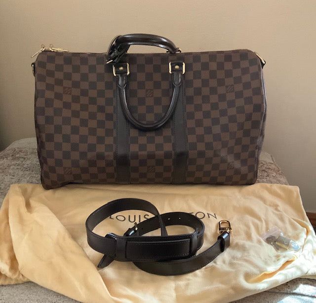 Damier Ebene Keepall Bandouliere 45