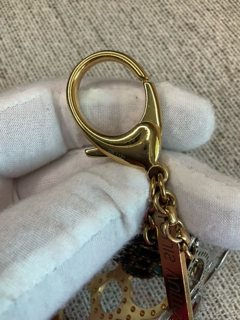 Louis Vuitton flower bijoux sac tapage keychain/bag charm