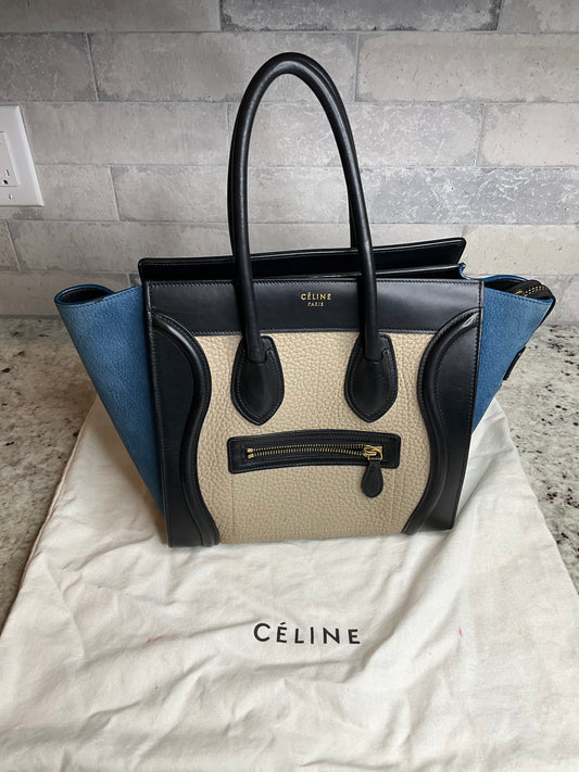 Pre Loved CELINE Luggage Tri color