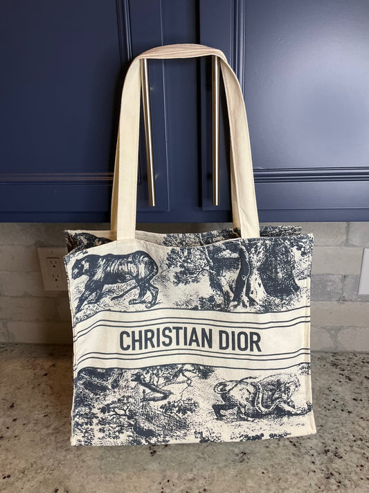New Christian DIOR Dioriviera GWP Beach Tote Turquoise 2024