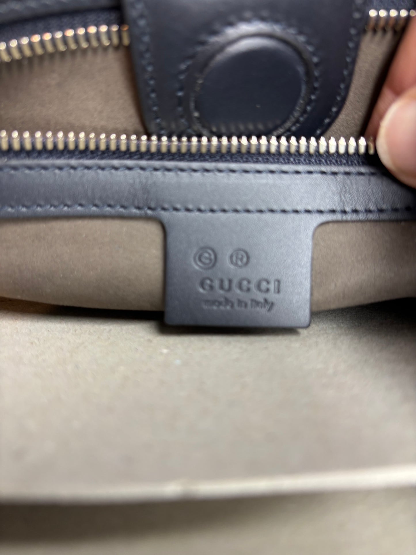 New Authentic Gucci GG Supreme & Leather Blooms Tote