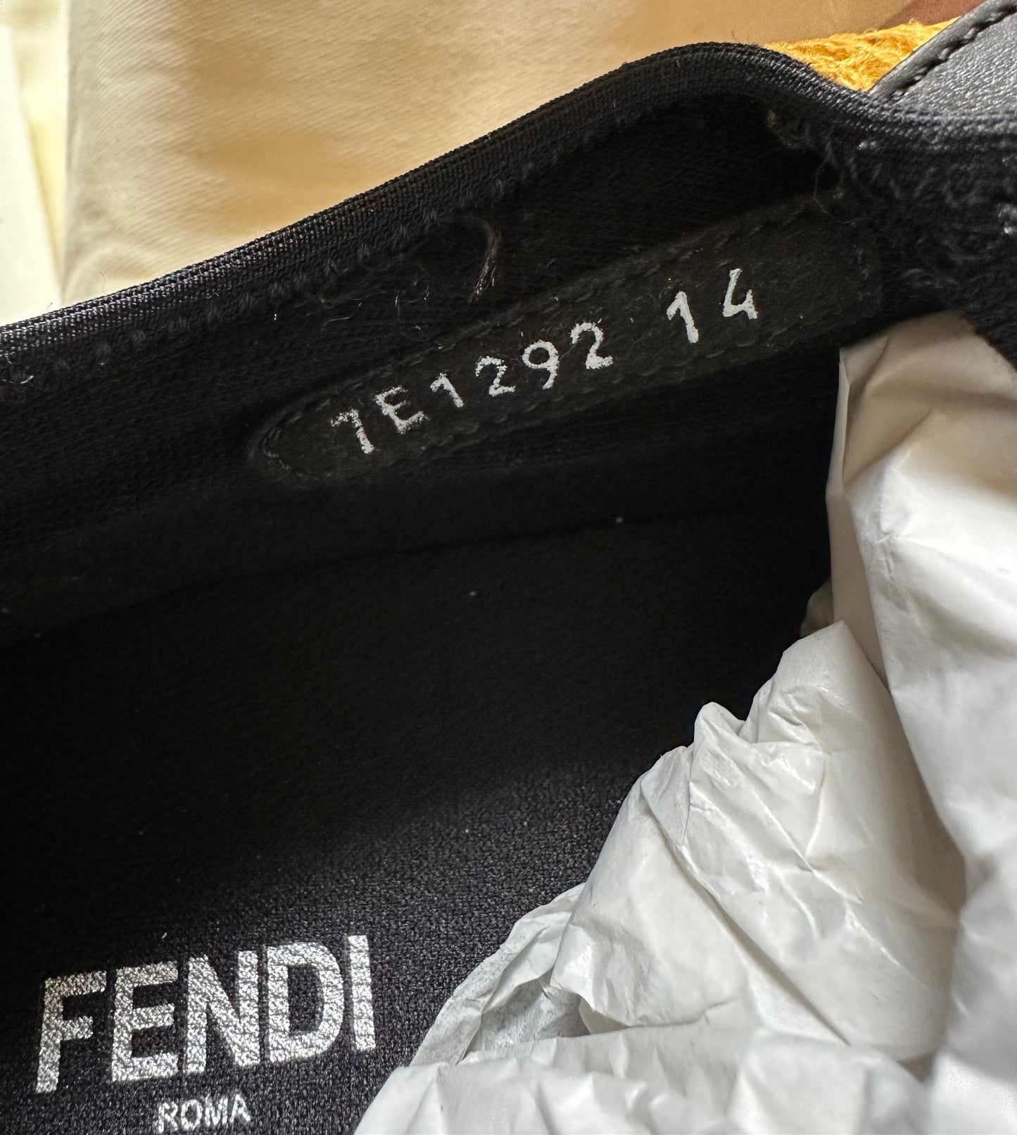 Fendi TECH MESH RUNNING Sneakers - Yellow